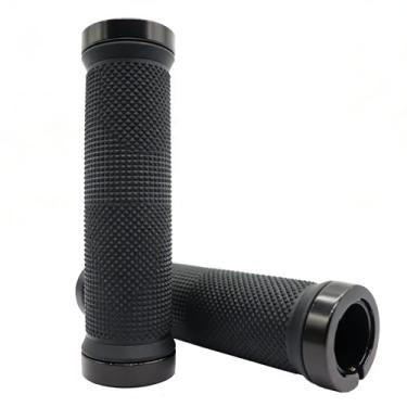 Imagem de Punhos de guidão de bicicleta antiderrapantes, punhos de borracha para scooter elétrica de mountain bike (preto)