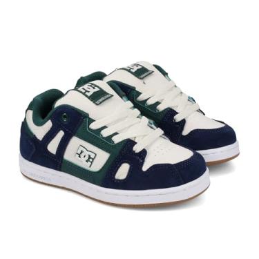 Imagem de DC Tênis infantil unissex, Azul marinho/branco/verde, 16