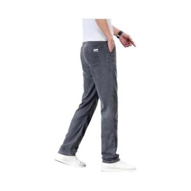 Imagem de Calças Jeans Masculinas Finas De Verão Em Tecido Lyocell, Macias, Resp