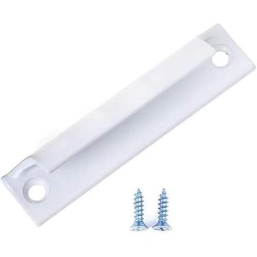 Imagem de Fecho de fivela de ferrolho retrô antigo, trava de olhal, alça de liga de alumínio, janelas espessas e maçaneta de porta de armário puxador pequeno para varanda, janela móvel, alça de fivela pequena