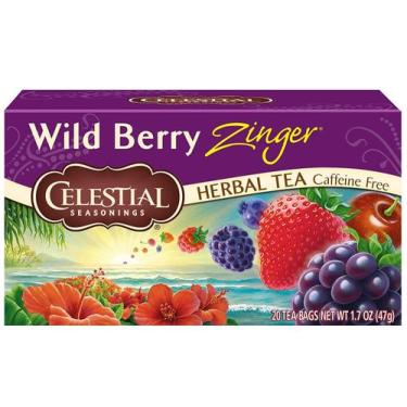 Imagem de Chá de ervas Celestial Seasonings Wild Berry Zinger 20 sacos