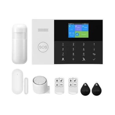 Imagem de Sistema De Alarme Inteligente WIFI GSM Tuya Smart Life APP Proteção Re