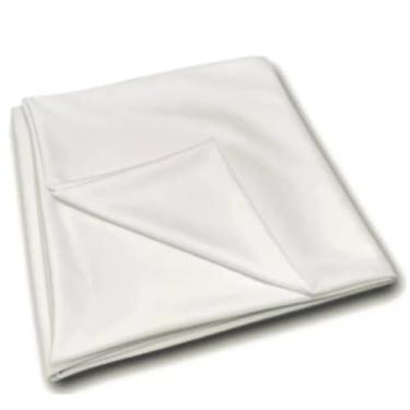 Imagem de Tecido 100% Para Tela Projeção Projetor 1,80 X 2 M - Ideal para Home Theater, Projetor Caseiro, Apresentações e Cinema(Branco)