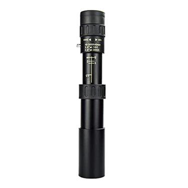 Imagem de Telescópio Monocular de Alta Definição 10-300 40 com Prisma BAK4 Retrátil Cordão e Estojo para Viagens Observação Aves Shows Visão Paisagens