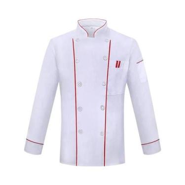 Imagem de Uniformes De Chef De Manga Curta Para Homens E Mulheres, Roupas De Tra