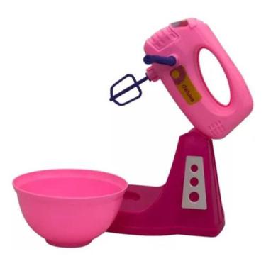 Imagem de Batedeira Infantil Rosa Azul Brinquedo Educativo - Bs Toys