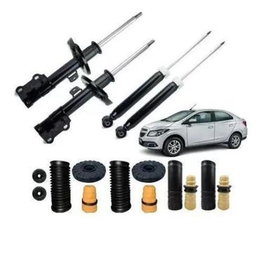 Imagem de 4 Amortecedor+ Kit Suspensão Cobalt 2016