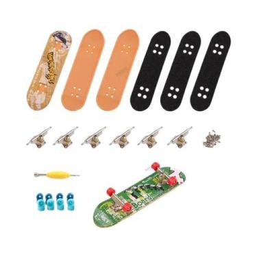 Imagem de Mini Rampa De Skate Para Dedos, Pista Com Degraus E Rampas, Combinação