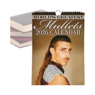 Imagem de Calendário Mullet 2026: Diário De Estilista De Cabelo Com Visão Diária