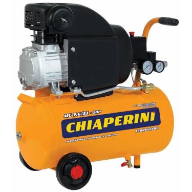 Imagem de Compressor Chiaperini Mc 7.6 21 Litros 120 Lbs 2 Cv 110v
