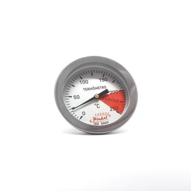 Imagem de Termômetro Com Porca Aferidor De Temperatura Fornos