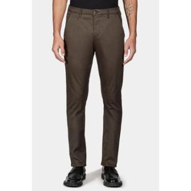 Imagem de Calça Aramis Color Chino Clássica Verde Militar-Masculino