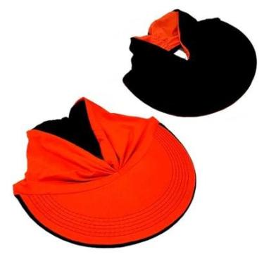 Imagem de Viseira Turbante Dupla Face de Praia Proteção Solar UV50+-Feminino