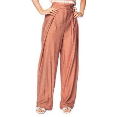 Imagem de Calça Feminina The Style Box Reta Telha-Feminino