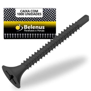 Imagem de 1000 Parafuso Drywall 3.5 x 35mm Cab Trombeta Ponta Broca - BELENUS