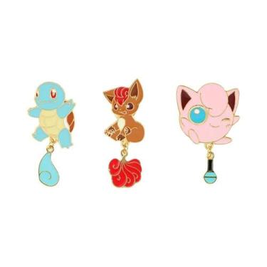 Imagem de Broche De Esmalte De Anime Squirtle Gengar Em Formato De Corrente, 3, 