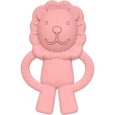 Imagem de Mordedor Silicone Buba Leãozinho Rosa