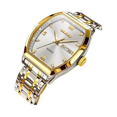 Imagem de Relógio De Quartzo Masculino À Prova d'Água Luminoso OLEVS 5528 Com Mo