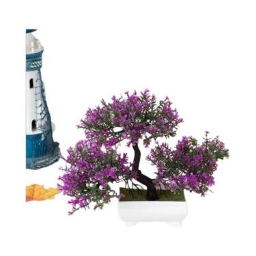 Imagem de Planta Artificial De Bonsai Para Decoração De Casa, Quarto, Mesa De Ja
