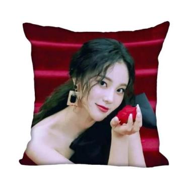 Imagem de Capa De Almofada De Poliéster LOONA KPOP 45x45cm Para Decoração De Qua