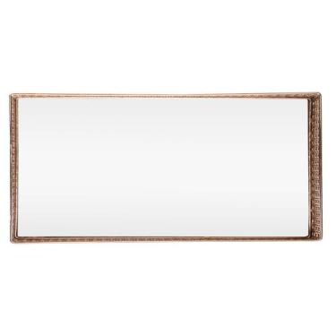 Imagem de Bandeja Espelho Versalhes Wolff 32cm x 12,5cm Dourada Metal