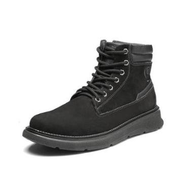 Imagem de Bota Coturno Masculina Nobuck Zíper Confortável Casual-Masculino