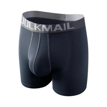 Imagem de Cuecas Boxer Masculinas Sexy E Respiráveis Com Bolsa 3D E Painéis De M