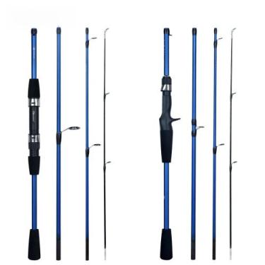 Imagem de Vara De Pesca Ultraleve Em Carbono 4/5 Seções Para Baitcasting E Spinn
