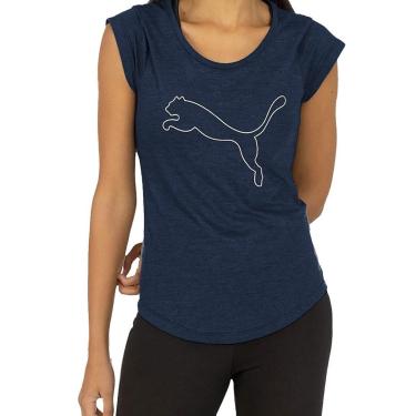 Imagem de Camiseta Puma Performance Heather Feminina-Feminino