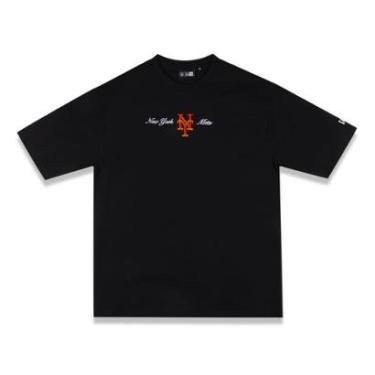Imagem de CAMISETA NEW ERA REGULAR NEW YORK METS MLB PRETO-Masculino