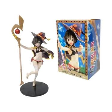 Imagem de Figura De Anime Megumin Figma 407 KonoSuba, Estátua Fofa, Modelo Colec