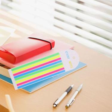 Imagem de Notas adesivas Neon Focus • 160 Tiras Adesivas Fluorescentes • Marcador de Linhas para...