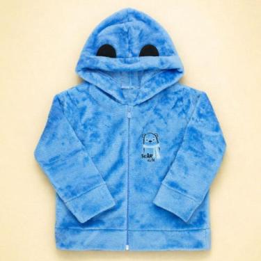 Imagem de Jaqueta Infantil Menino até 3 anos de Inverno Fleece Macio com Capuz C