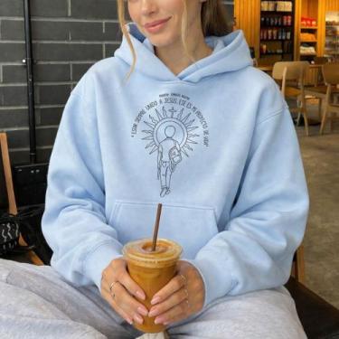 Imagem de Moletom Canguru Estampado Estar Sempre Unido 1319 Católico Inverno Fri