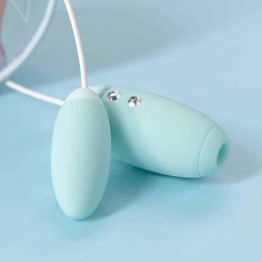 Imagem de Sugador de Clitóris com Bullet Miss VV - Kiss toy, Azul