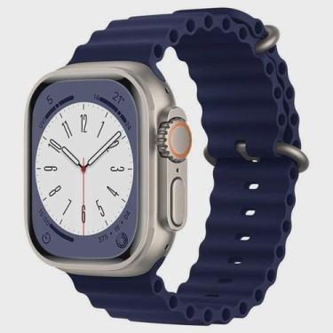 Imagem de Pulseira Silicone Oceano Compativel Apple Watch 42mm 44mm 45mm 49Mm - 