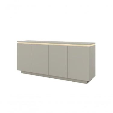 Imagem de Buffet Luminus 4 Portas C-led Mavaular Off White - MAVAULAR MÓVEIS