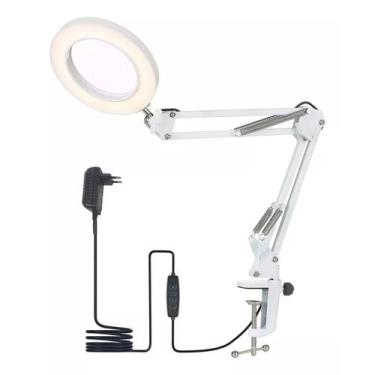 Imagem de Lupa Luminaria Led Estetica Dentista Salao Cosmetologia Profissional C