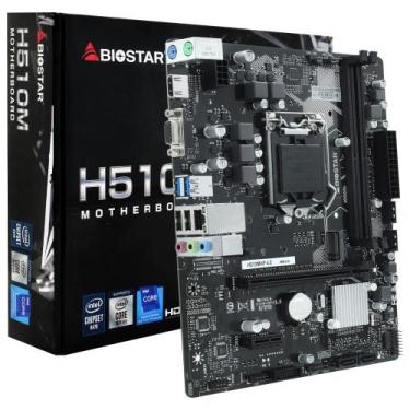 Imagem de Placa Mãe Biostar H510m Ddr4 Lga 1200 M.2 Hdmi H510mhp 4.0 Ver 6.0