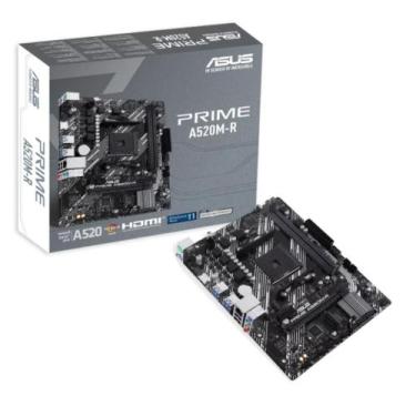 Imagem de Placa Mãe Asus Prime A520m-r Ddr4 Am4 Matx M.2 Nvme Hdmi 90mb1h60-m0ea