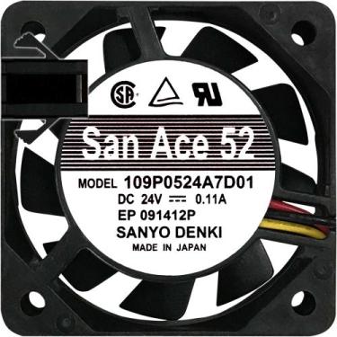 Imagem de Cooler 109P0524A7D01 24V 0.11A 2.64W 3 Fios 3P 50X50X15 G2 - Sunon