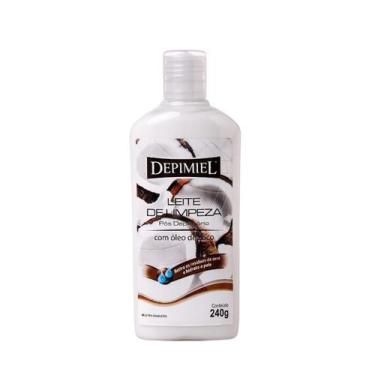 Imagem de Leite de Limpeza Depimiel Pós Depilatório com Óleo de coco 240ml