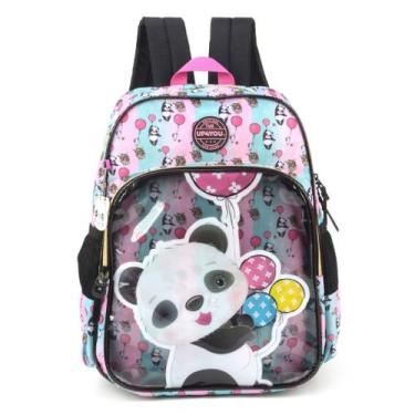 Imagem de Mochila Escolar Infantil De Costas Petit Panda Preto - Up4You