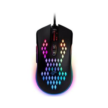 Imagem de Mouse Gamer K-mex M370 LED RGB 6400 DPI Programável