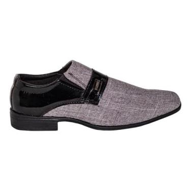 Imagem de Sapato Social  Estilo Esporte Fino Masculino Verniz Italiano Estilo Pr