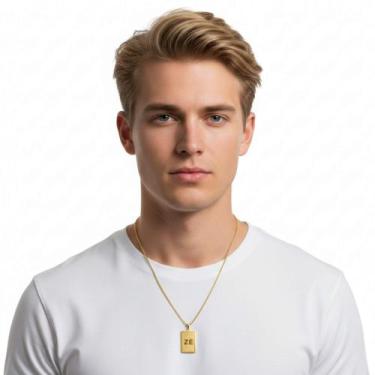 Imagem de Colar Masculino Exu Zé Pilintra - Banhado em Ouro 18k ou Prata 925 - T