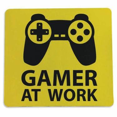 Imagem de Mouse Pad Geek Gamer At Work - Geek Vip