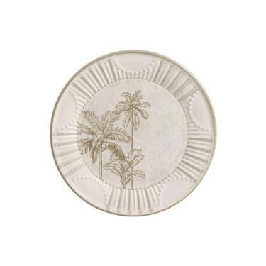 Imagem de Conjunto 6 Prato Sobremesa Vintage Palms Cerâmica Scalla