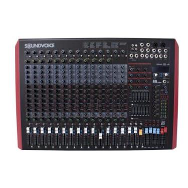 Imagem de Mesa de Som Profissional MP- 166 - Soundvoice