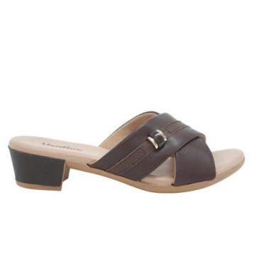 Imagem de Tamanco Feminino Usaflex Mm0805, Marrom, 35